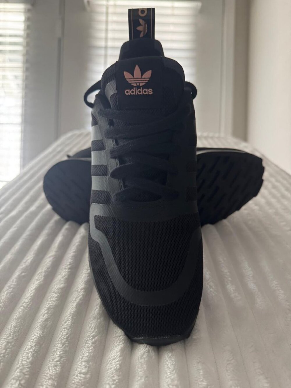 Adidas Originals Multix Triple Black and Pink Women's running Sneakers Size 7